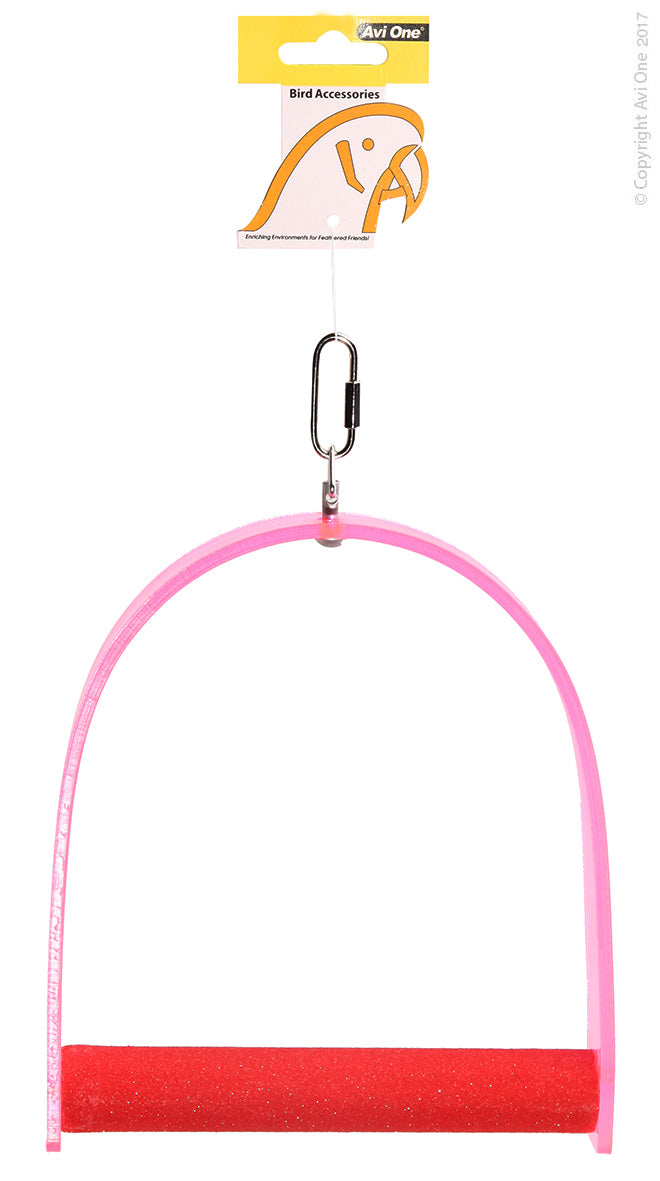 Avi One Parrot Swing With Concrete Perch