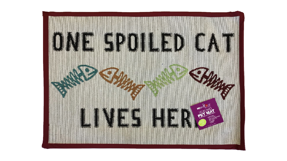 Tapestry Placemat One Spoiled Cat Lives Here