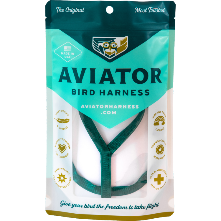 Aviator Bird Harness Petite Green