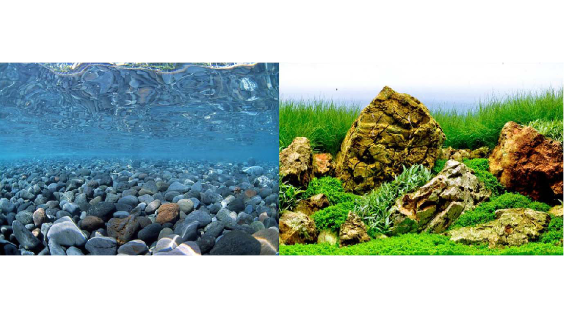 Precut River Rock/ Sea Of Green 45x90cm