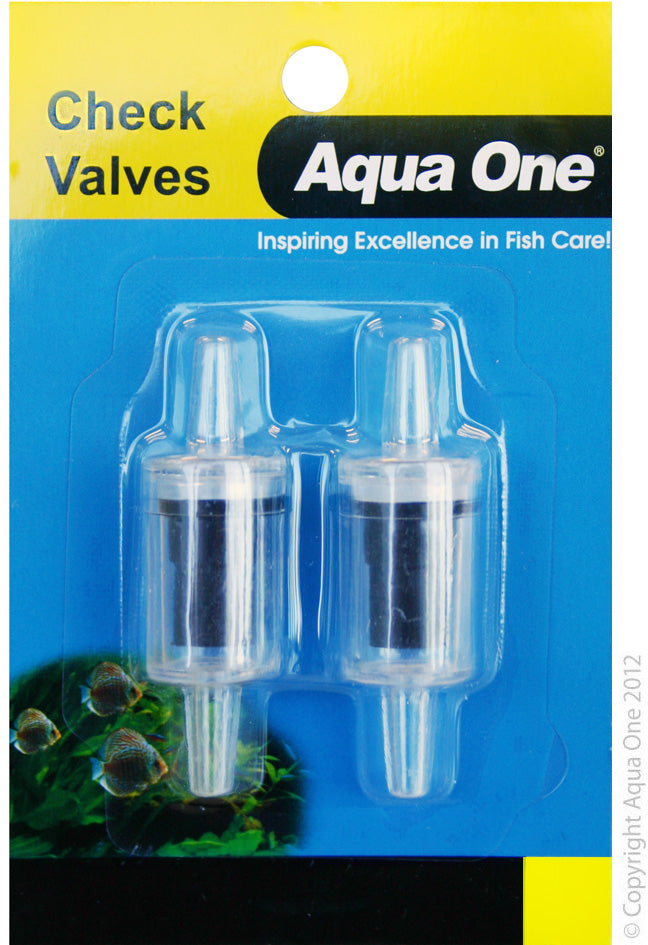 Aqua One Check Valve Carded 2pk