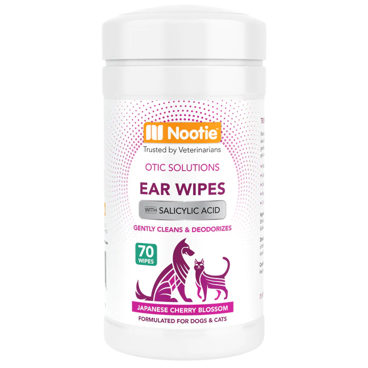 Nootie Ear Wipes For Dogs and Cats 70pk