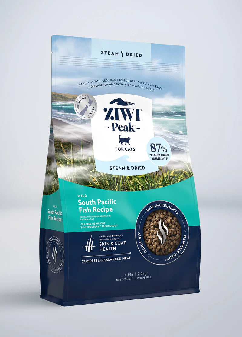 Ziwi Peak Steam & Dried Cat Food Fish
