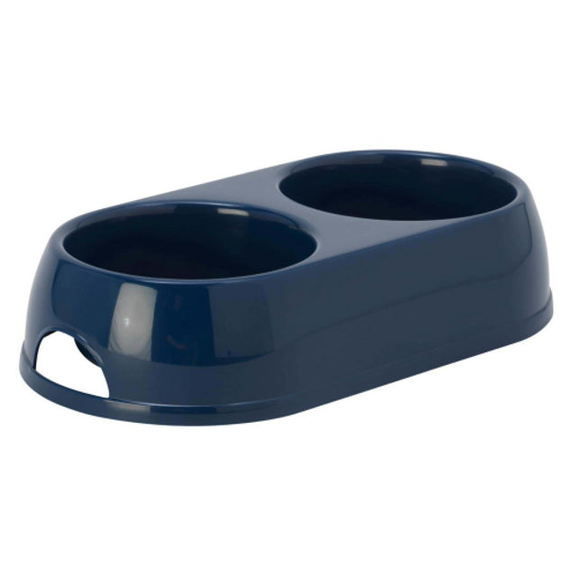 Double Plastic Pet Bowl