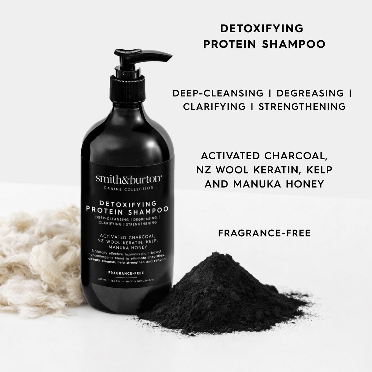 Smith & Burton Detoxifying Protein Shampoo 500ml