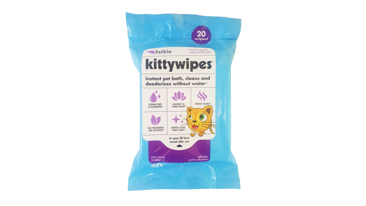 Petkin Kitty Wipes 15pk [size:15pk]