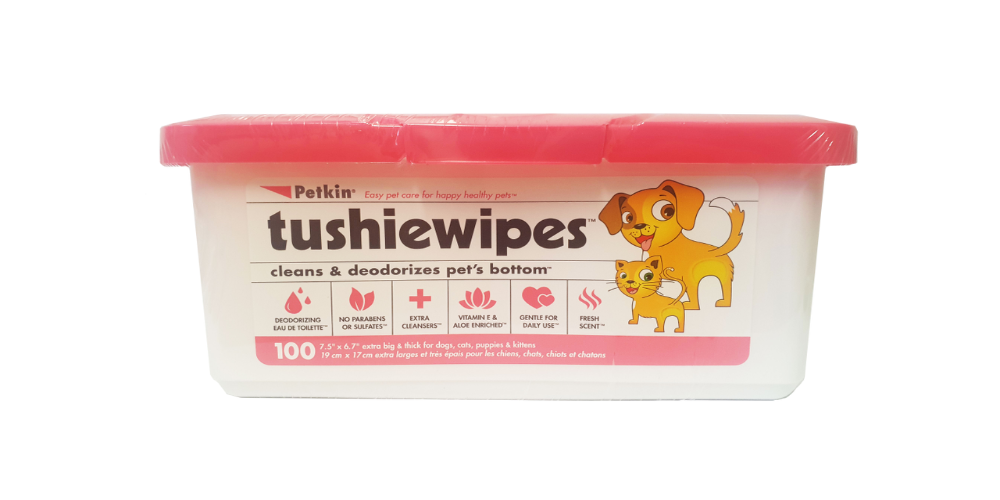 Petkin Tushie Wipes 100pk