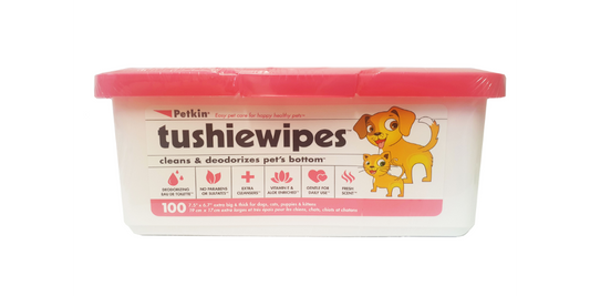Petkin Tushie Wipes 100pk