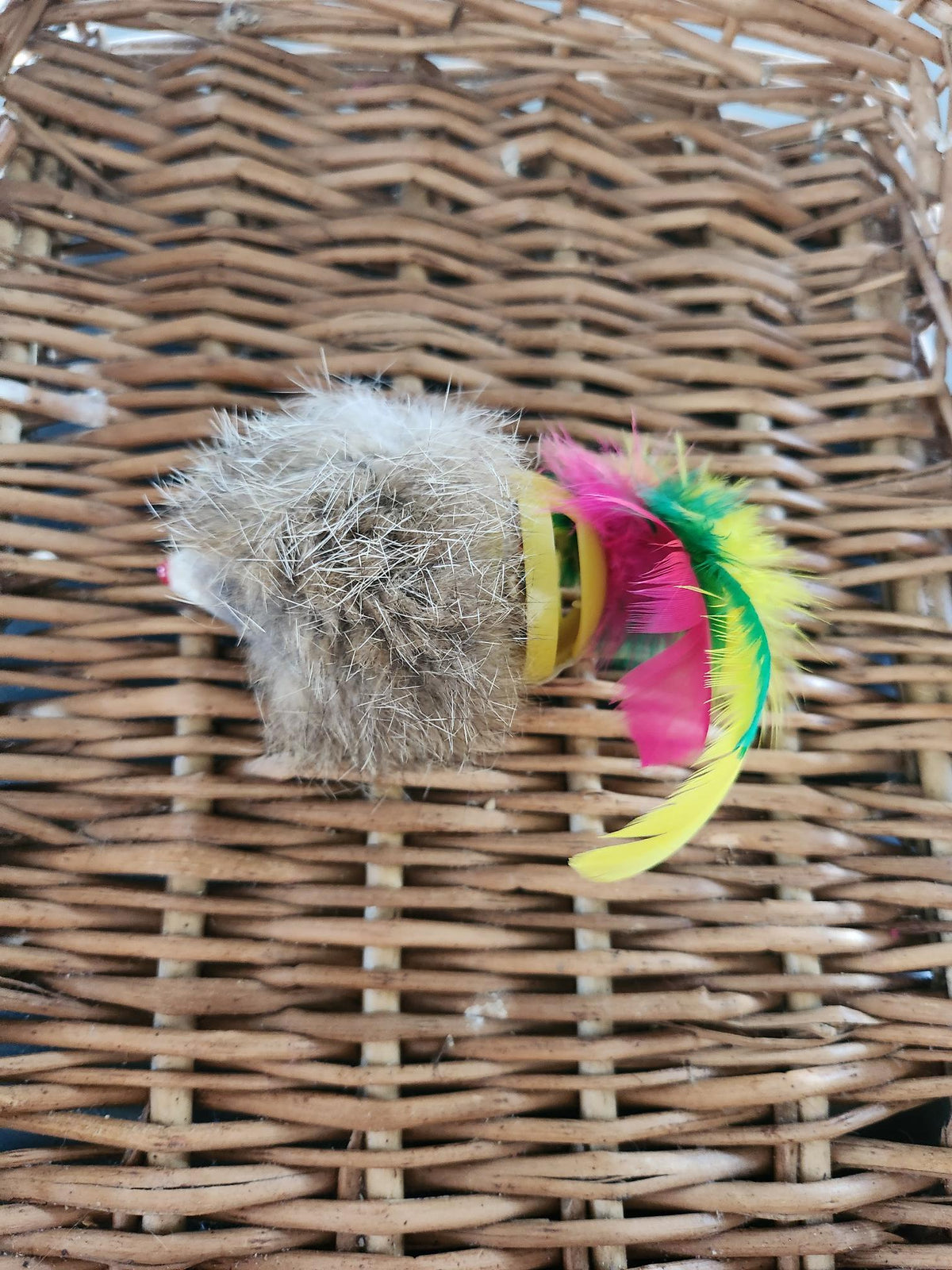 Mouse with Feather and Bell