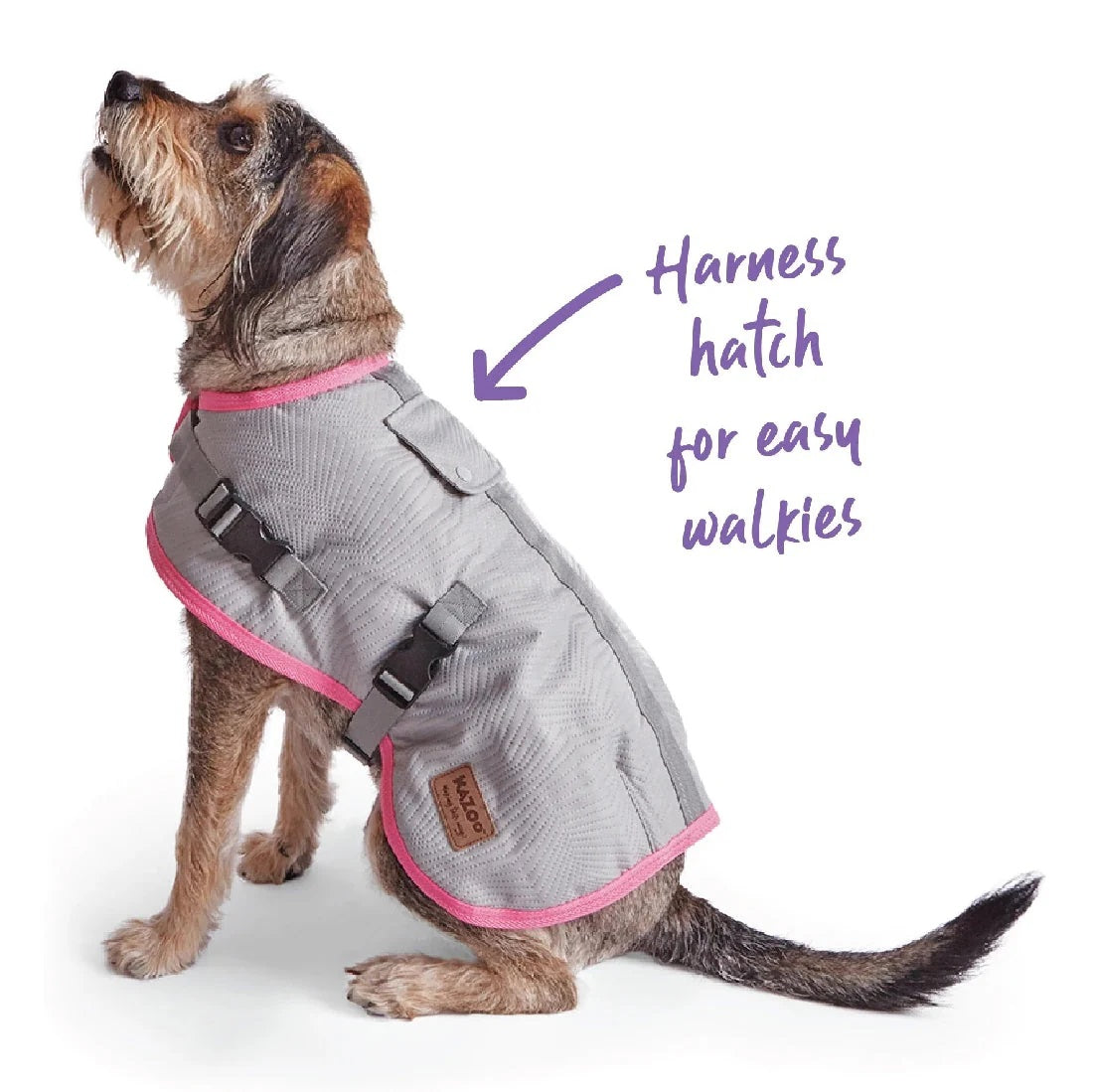 Kazoo Active Adventure Coat Silver/Pink