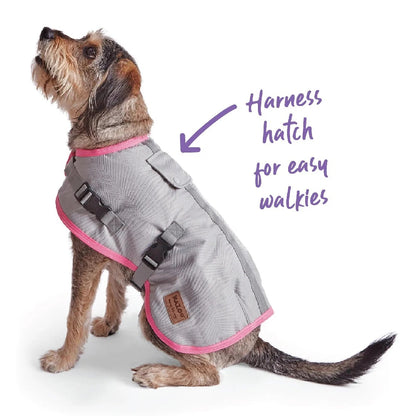 Kazoo Active Adventure Coat Silver/Pink