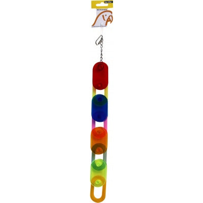 Avi One Parrot Toy - Acrylic 4 Segment Big Links