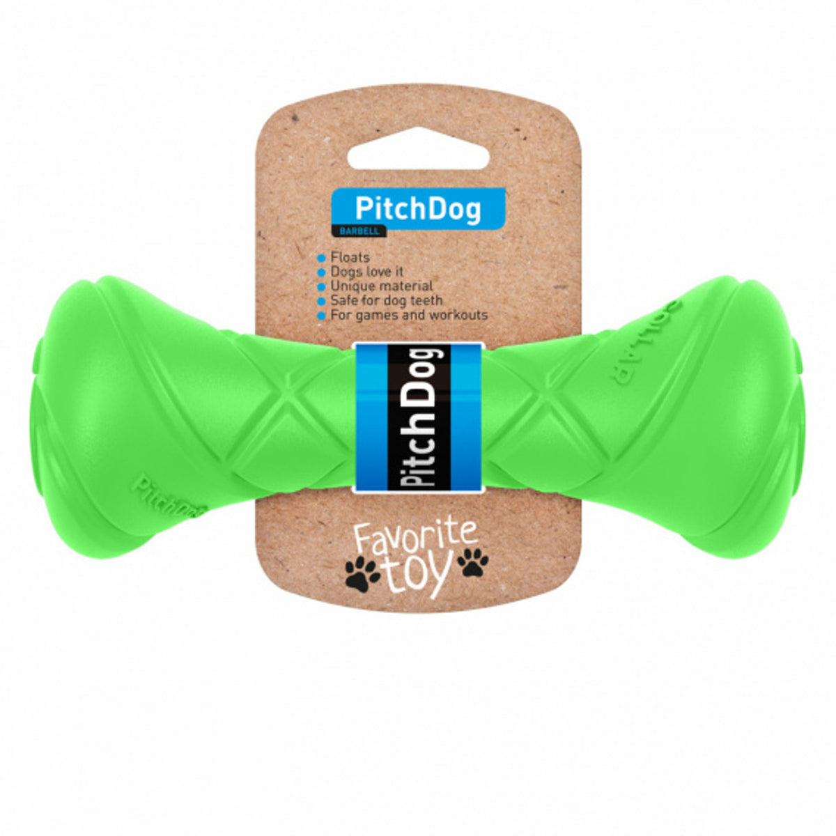 Pitchdog Barbell Green [colour:green]