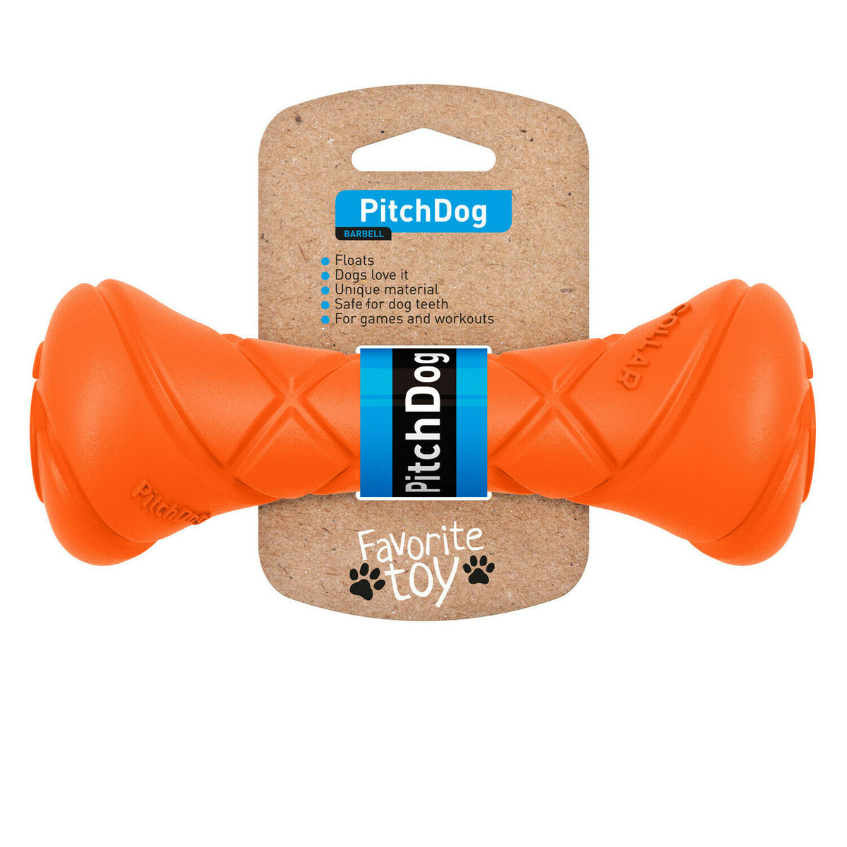 Pitchdog Barbell Orange [colour:orange]