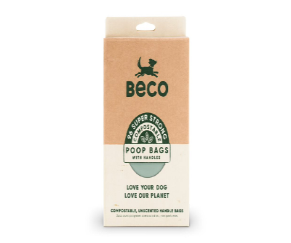 Beco Bags Compostable 96 Bags With Handles