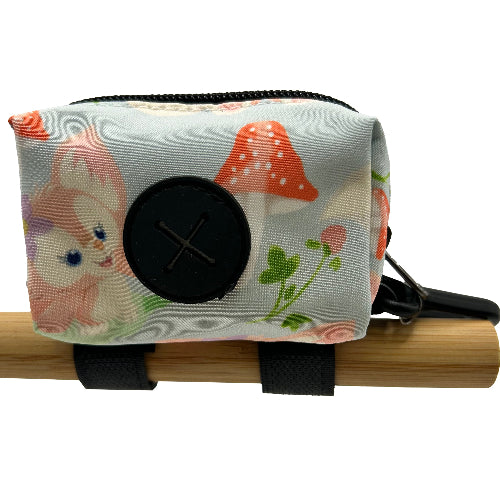 Waggin Tails Latched Poop Bag Holder – Pink Rose
