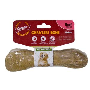 Gnawler 12.5cm Bone Medium Beef [size:m  Flavour:beef]