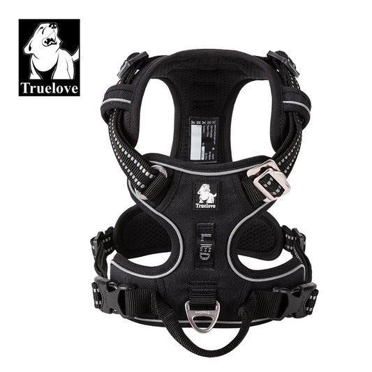 True Love No Pull Harness Black L