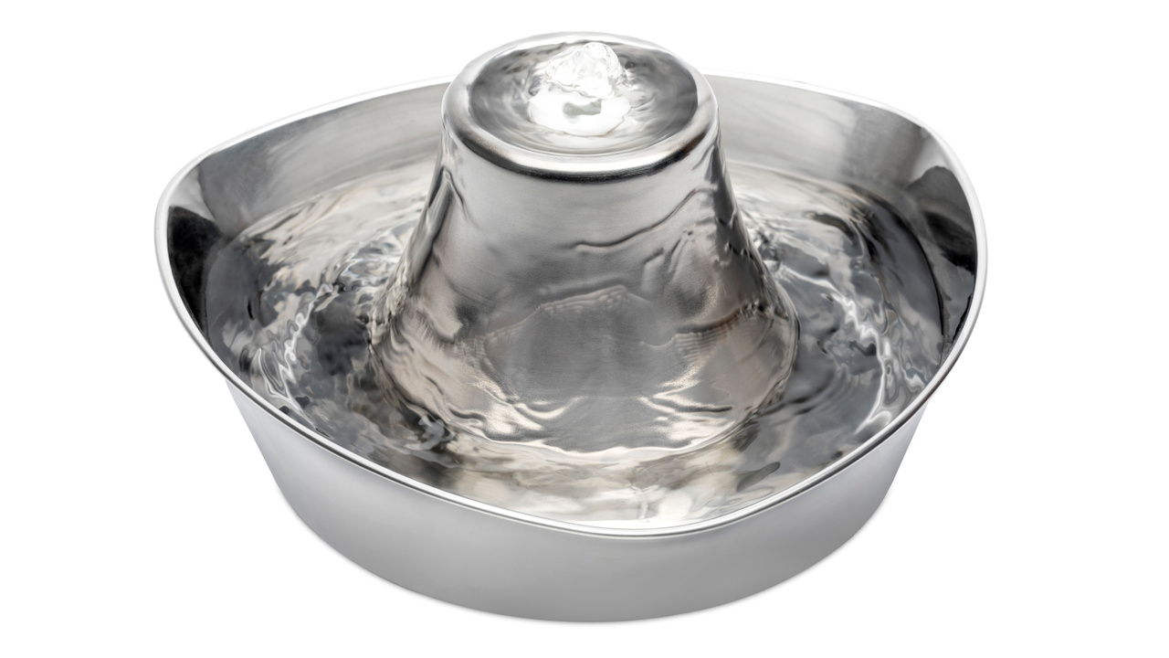 Seaside Stainless Steel Pet Fountain 1.8l