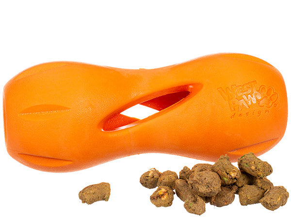 West Paw Qwizl Tangerine L [size:l  Colour:tangerine]