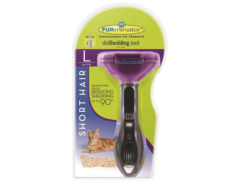 Furminator Metallic Purple - Cat Large Short