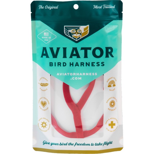 Aviator Bird Harness Petite Red