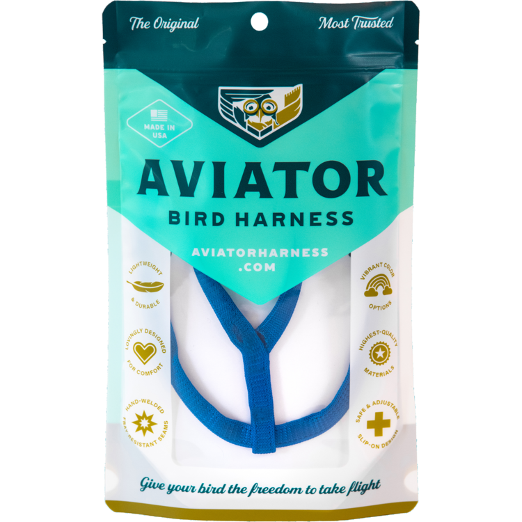 Aviator Bird Harness Small Blue