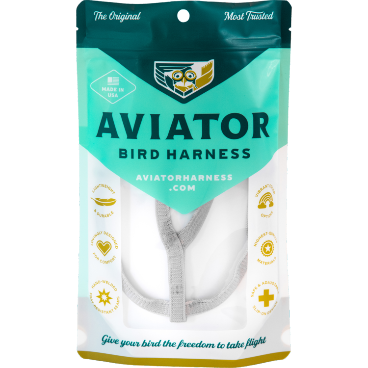 Aviator Bird Harness Medium Silver