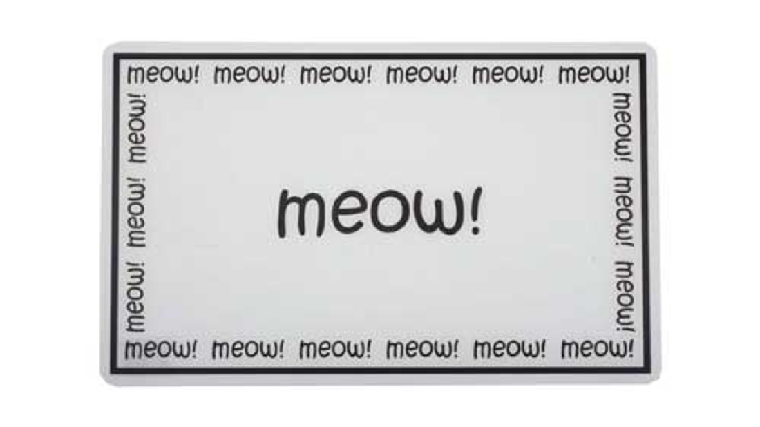 Placemat Meow