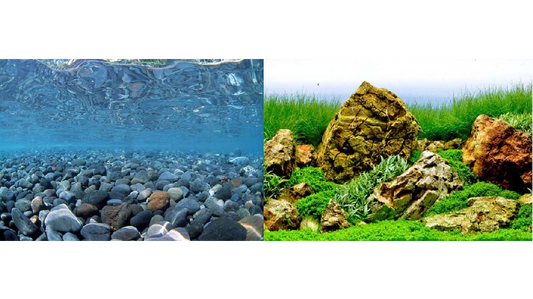 Precut River Rock/ Sea Of Green 45x90cm