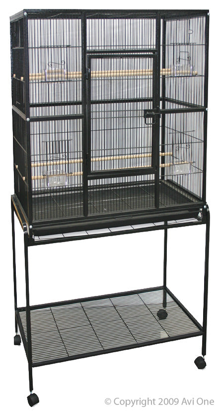Avi One Bird Cage - 604 Square Black