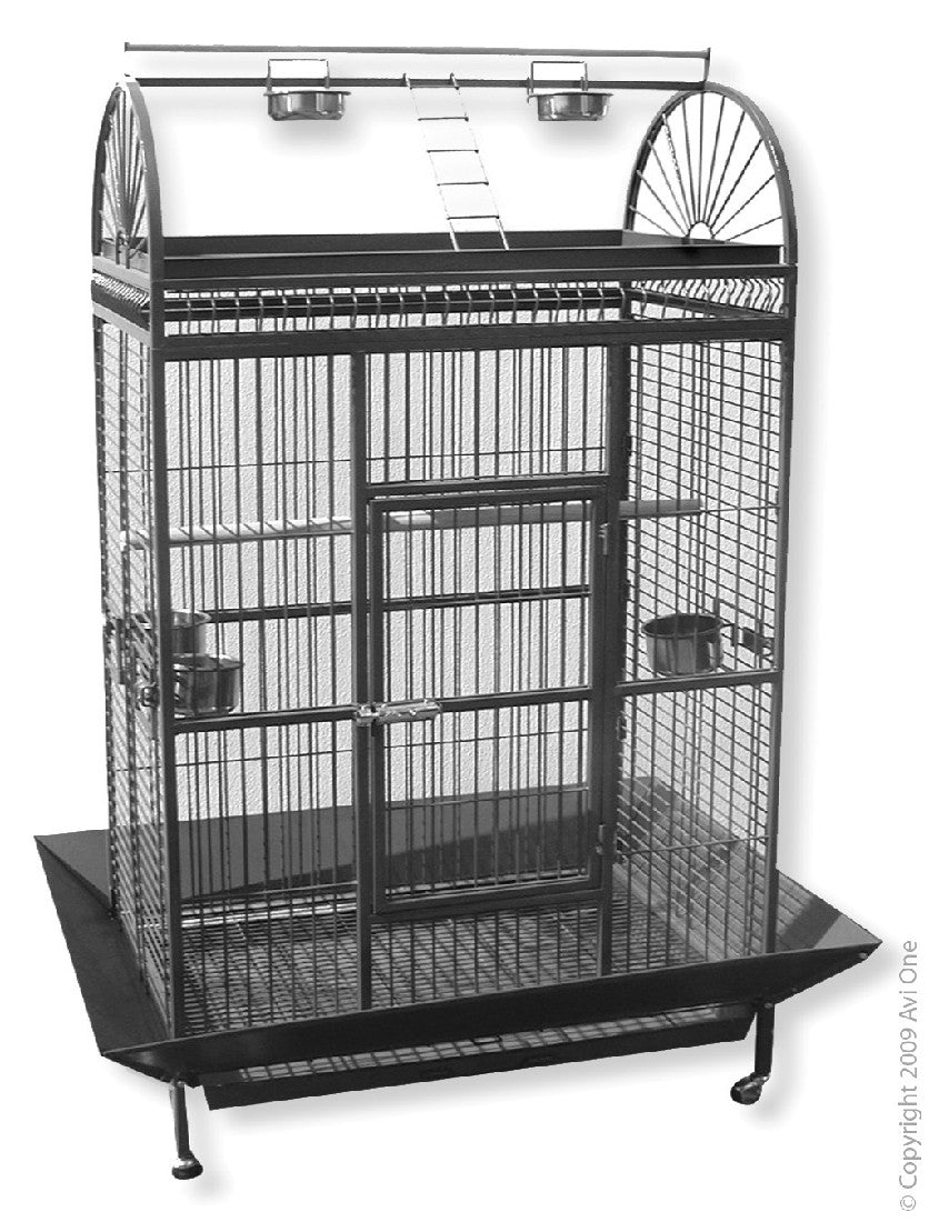Avi One Parrot Cage 212 Silver/black