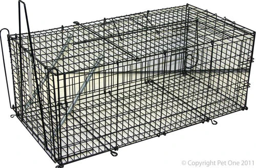 Pet One Possum & Cat Trap Black