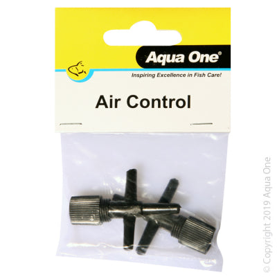 Aqua One Air Line T Control Valve 2 Pk