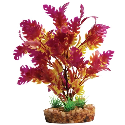 Aqua One Plastic Plant - Wisteria Bacopa With Gravel Base