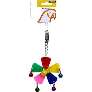 Avi One Bird Toy - Acrylic Plum Blossom With Bellballs