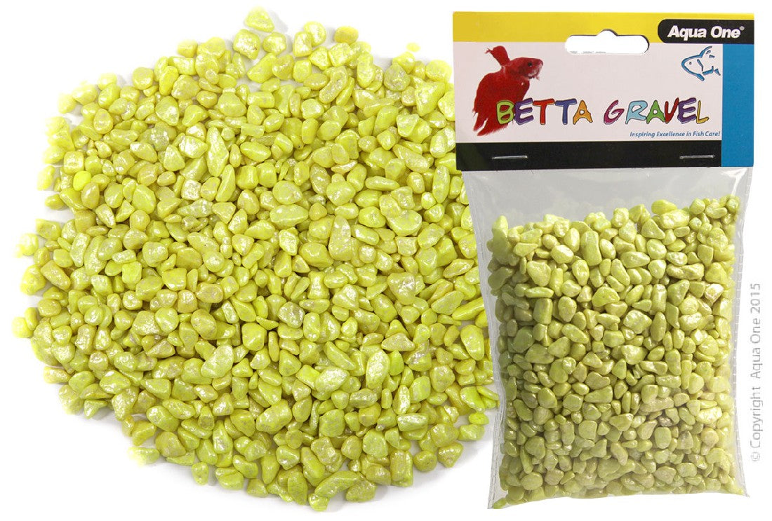Aqua One Betta Gravel Metallic Lime