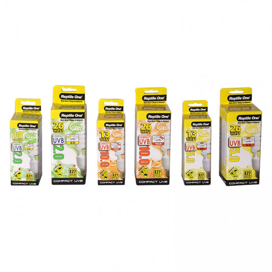 Reptile One Bulb Compact Uvb 5.0 13w E27 Fitting