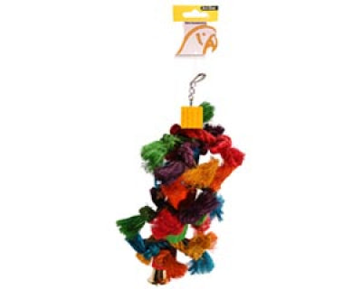 Avi One Parrot Toy - Wooden Cubes With Sisal