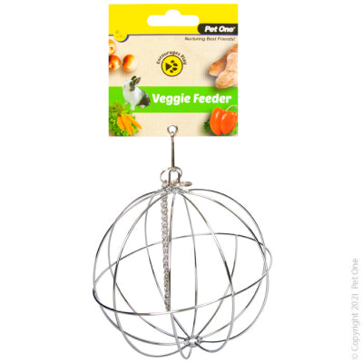 Pet One Veggie Feeder Ball Hanging