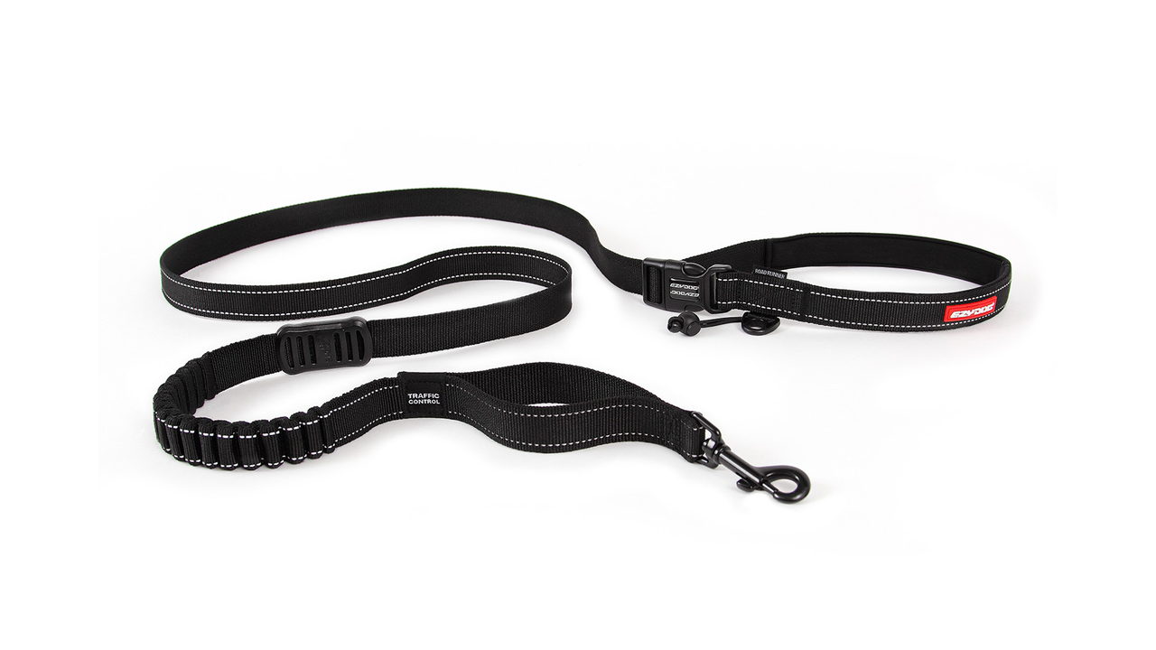 Ed Road Runner Leash 2.1m Black [colour:black]