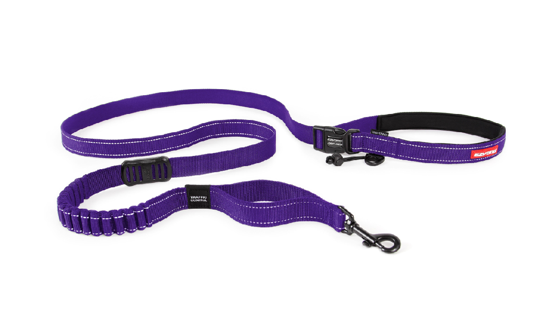 Ed Road Runner Leash 2.1m Purple [colour:purple]