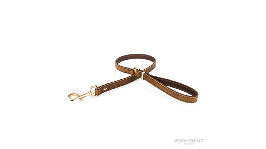 Ed Oxford Leather Leash Brown [colour:brown]