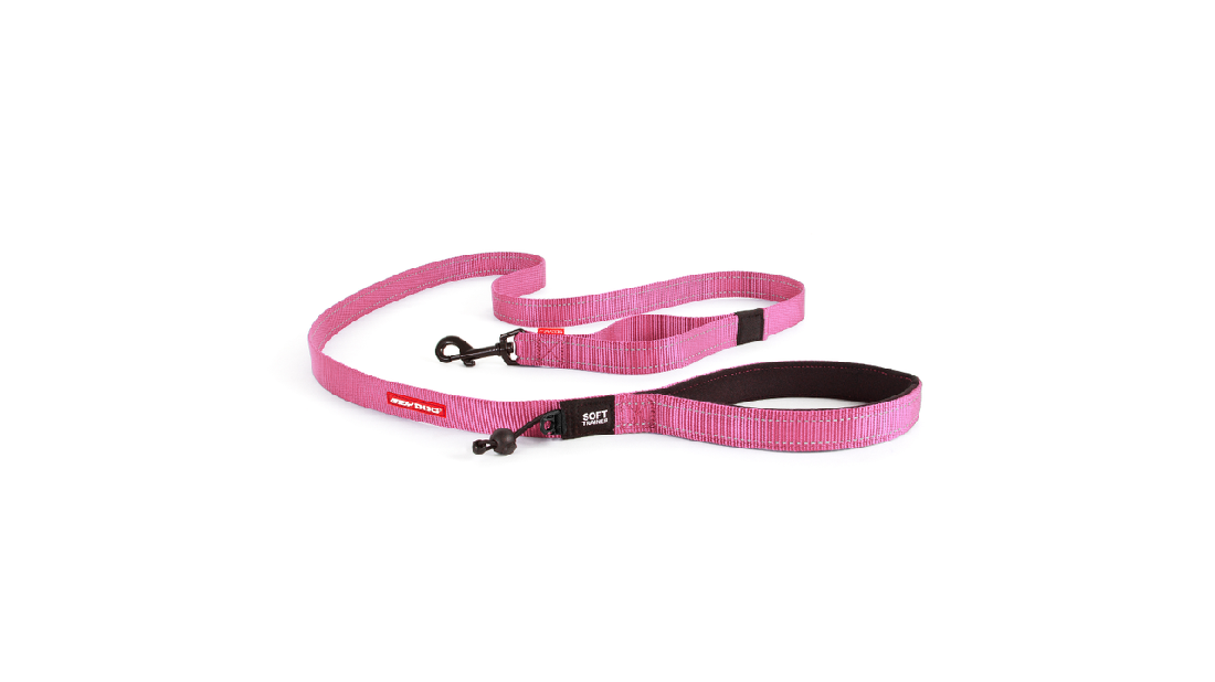 Ed Leash Soft Trainer 25mm Pink [colour:pink]