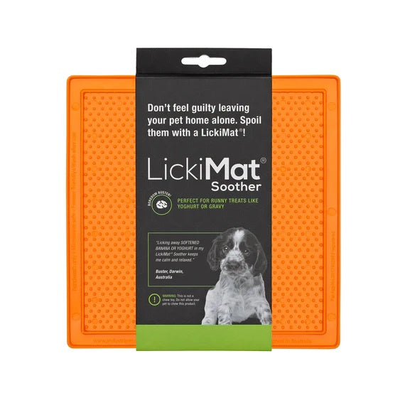 Lickimat Soother Large Orange [colour:orange]