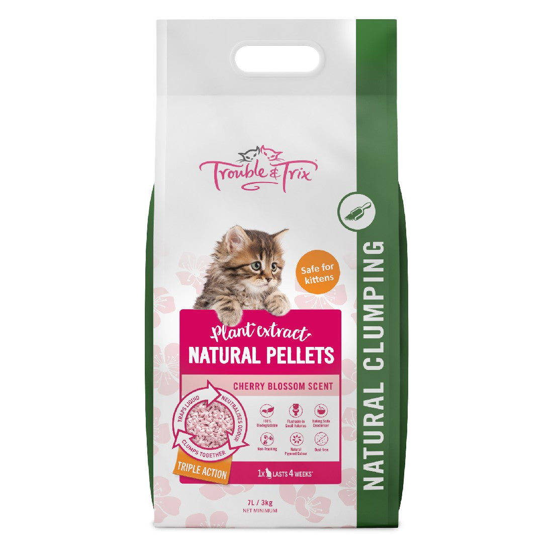 T&t Cat Litter Cherry 7l [weight:7l]