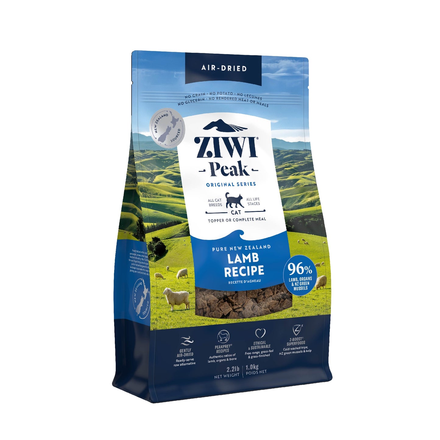 Ziwi Peak Cat Air Dried Lamb 1kg [size:1kg]