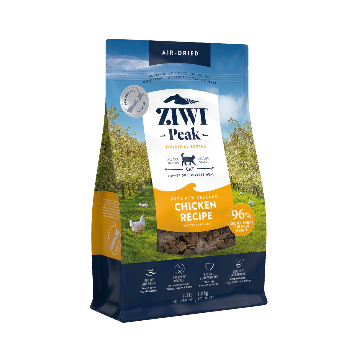 Ziwi Air Dried Chicken Cat Food 1kg [size:1kg]