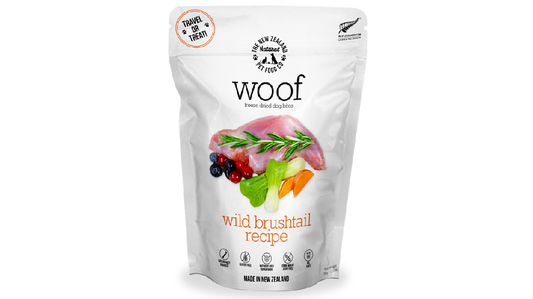 Woof Freeze Dried Dog Bites Wild Brushtail Recipe 50g