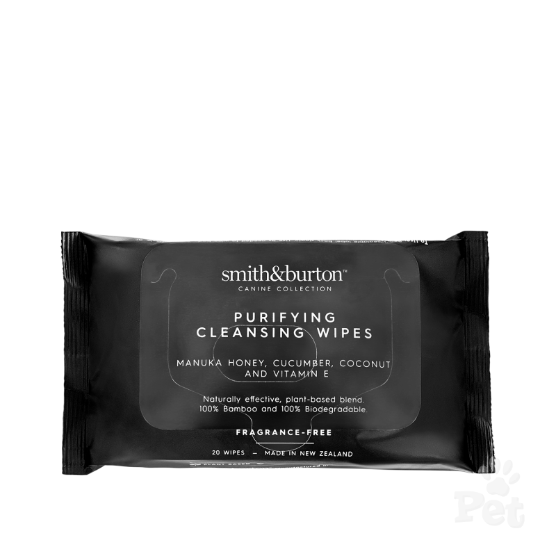 Smith & Burton Purifying Cleansing Wipes 20pk